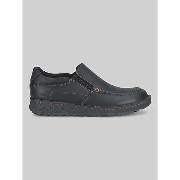 Born Shoes Men's Reagan Plain Toe Slip-On Shoes Black - Size: 14 D-Width