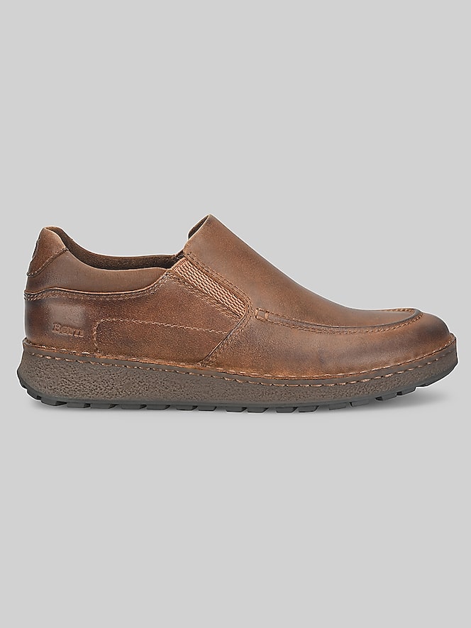 Born Shoes Reagan Plain Toe Slip-On Shoes, Tan Cinnamon - Image 1 of 7
