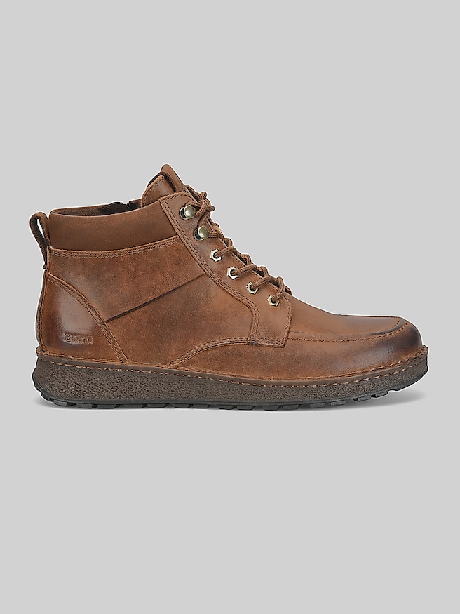 Born Shoes Rex Lace-Up Boots Tan Cinnamon
