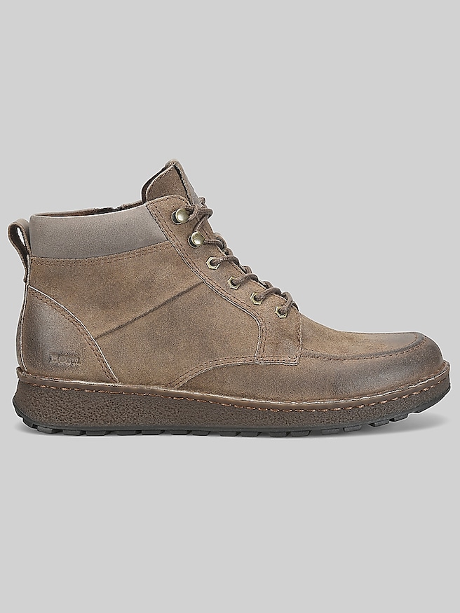 Born Shoes Rex Lace-Up Boots Taupe