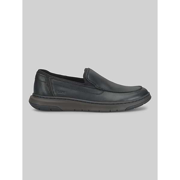 Born Shoes Men's Silvo Moc Toe Slip-On Shoes Black - Size: 13 D-Width