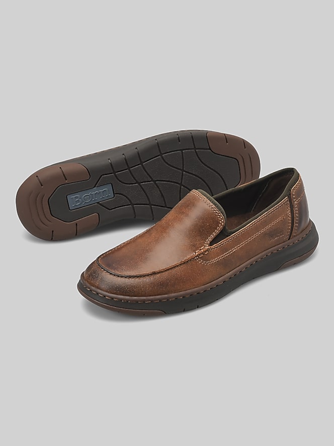 Born Shoes Silvo Moc Toe Slip-On Shoes, Tan Cinnamon - Image 4 of 7
