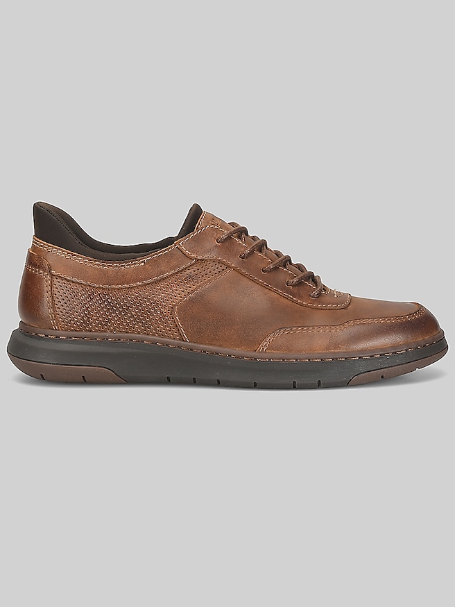Born Shoes Stanwick Lace Up Casual Shoes Tan Cinnamon