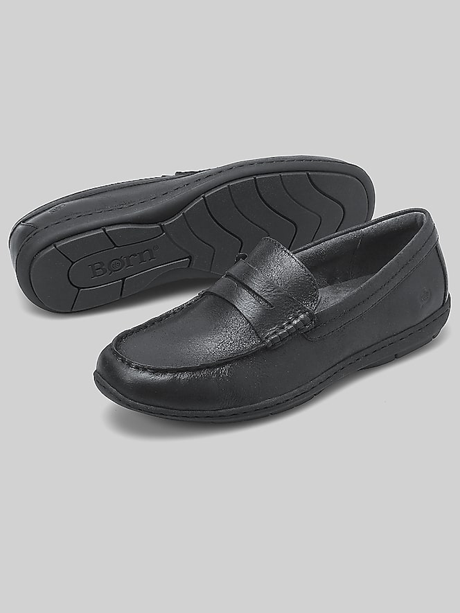 Born Shoes Wendell Moc Toe Loafers
