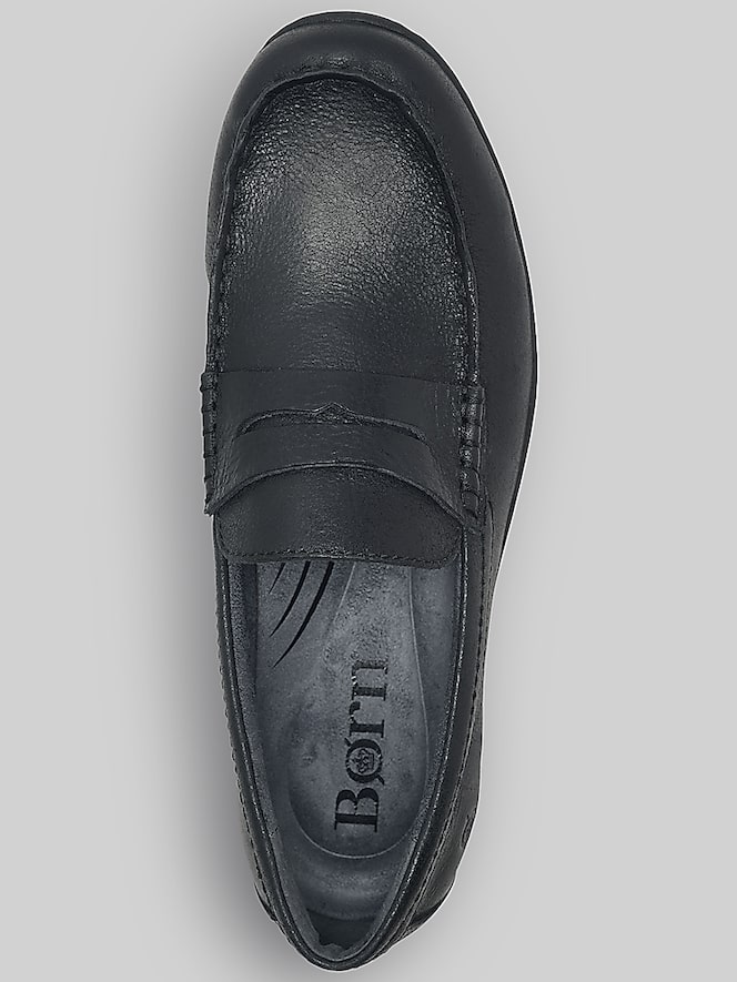 Born Shoes Wendell Moc Toe Loafers