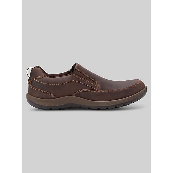 Eastland Men's Tanner Plain Toe Slip-On Shoes Brown - Size: 10.5 D-Width