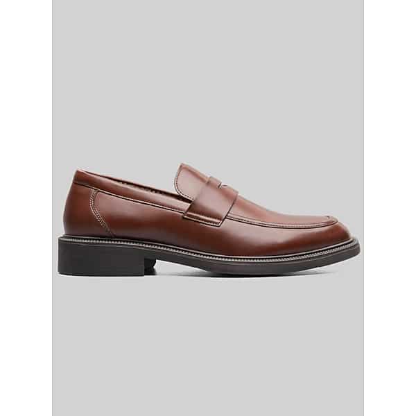 Stacy Adams Men's Everett Moc Toe Penny Loafers Brown - Size: 9.5 D-Width