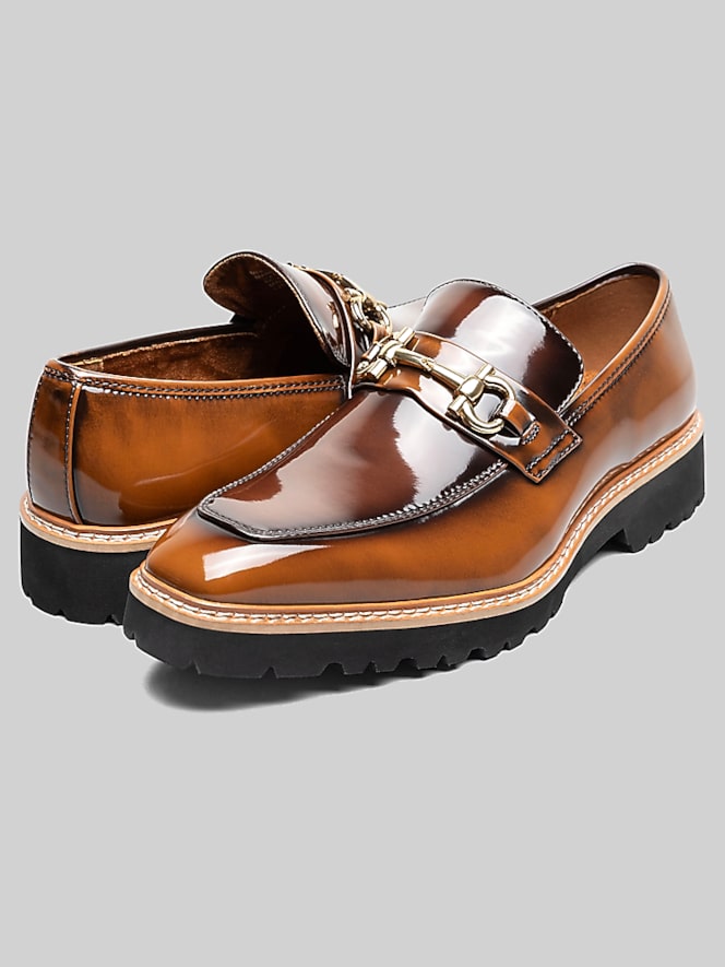 Stacy Adams Carabello Moc Toe Metal Bit Dress Loafers