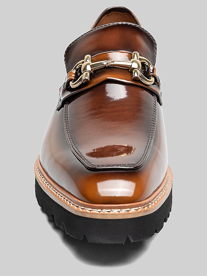 Stacy Adams Carabello Moc Toe Metal Bit Dress Loafers