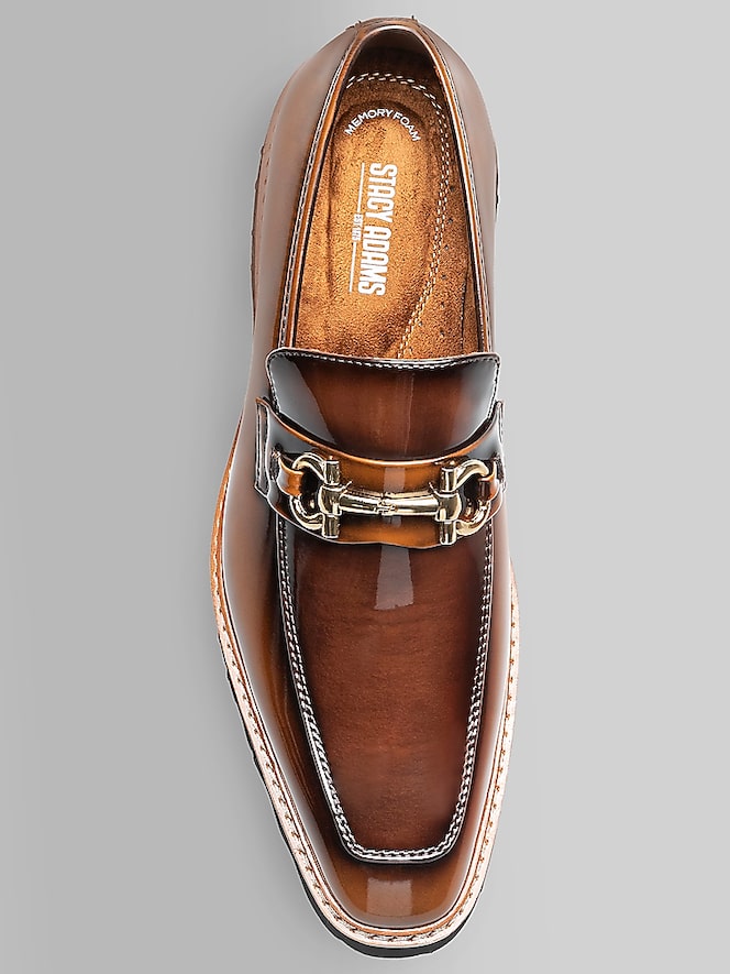 Stacy Adams Carabello Moc Toe Metal Bit Dress Loafers