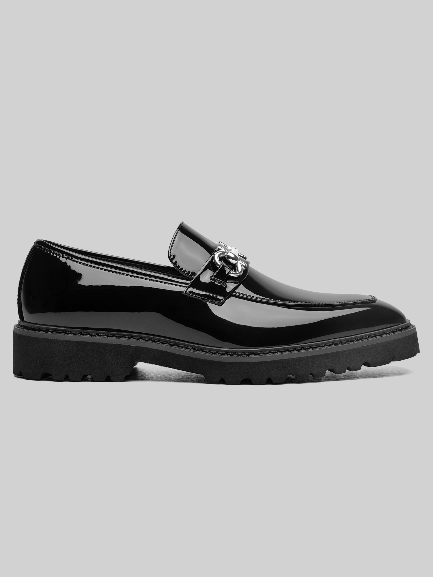 Carabello Moc Toe Metal Bit Dress Loafers