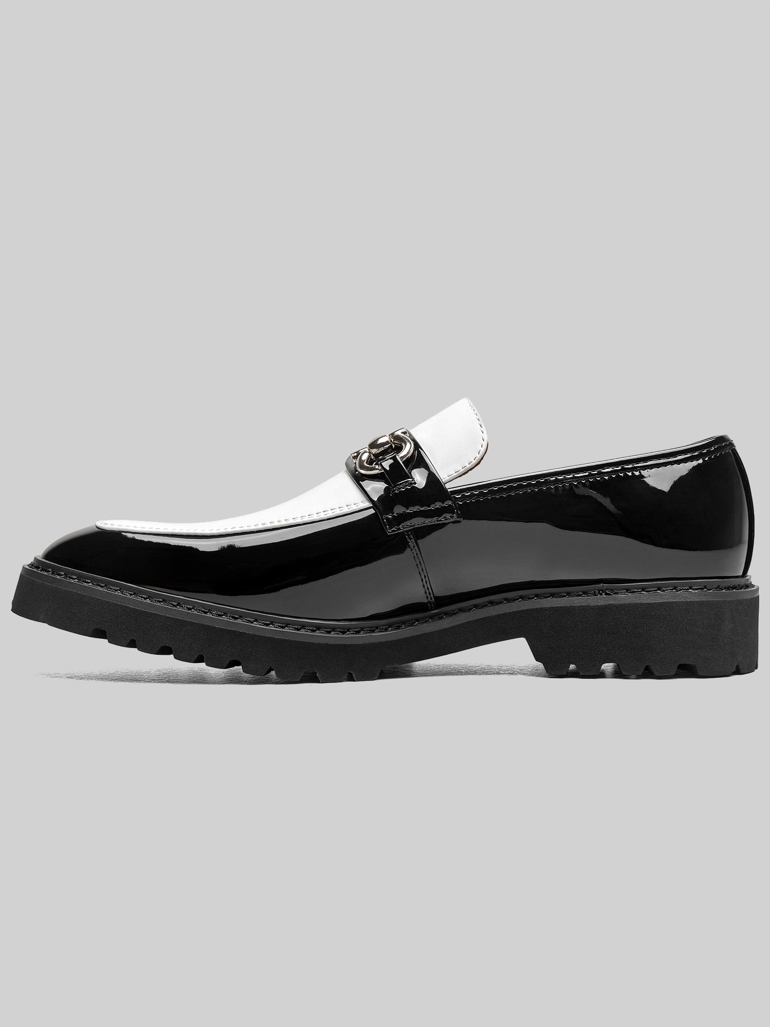Carabello Moc Toe Metal Bit Dress Loafers