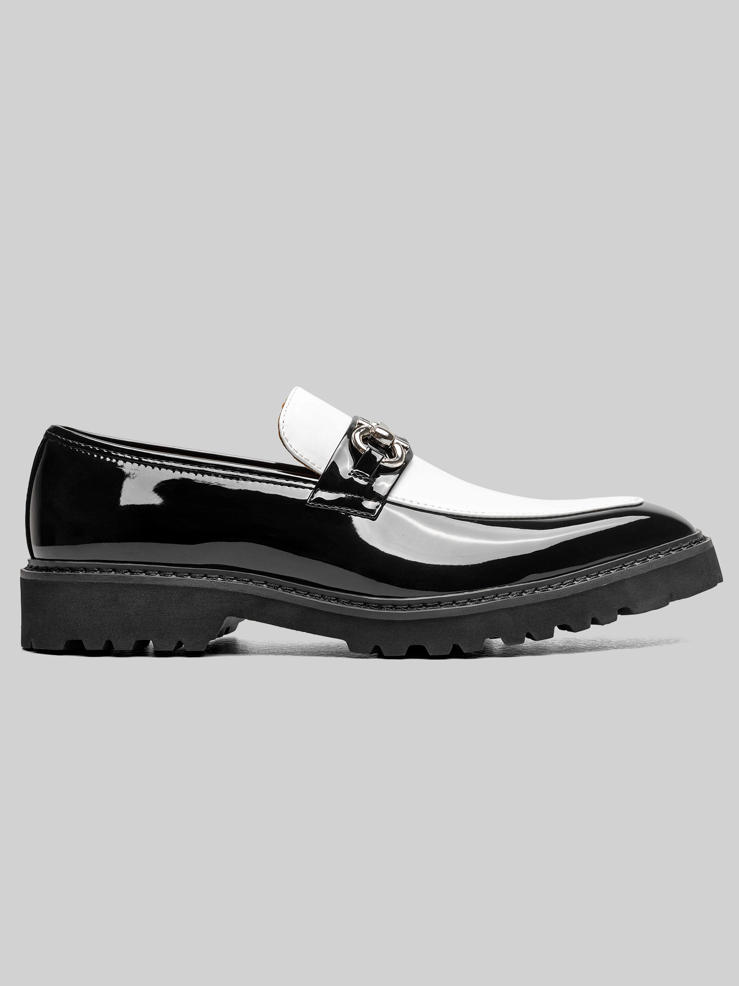 Carabello Moc Toe Metal Bit Dress Loafers