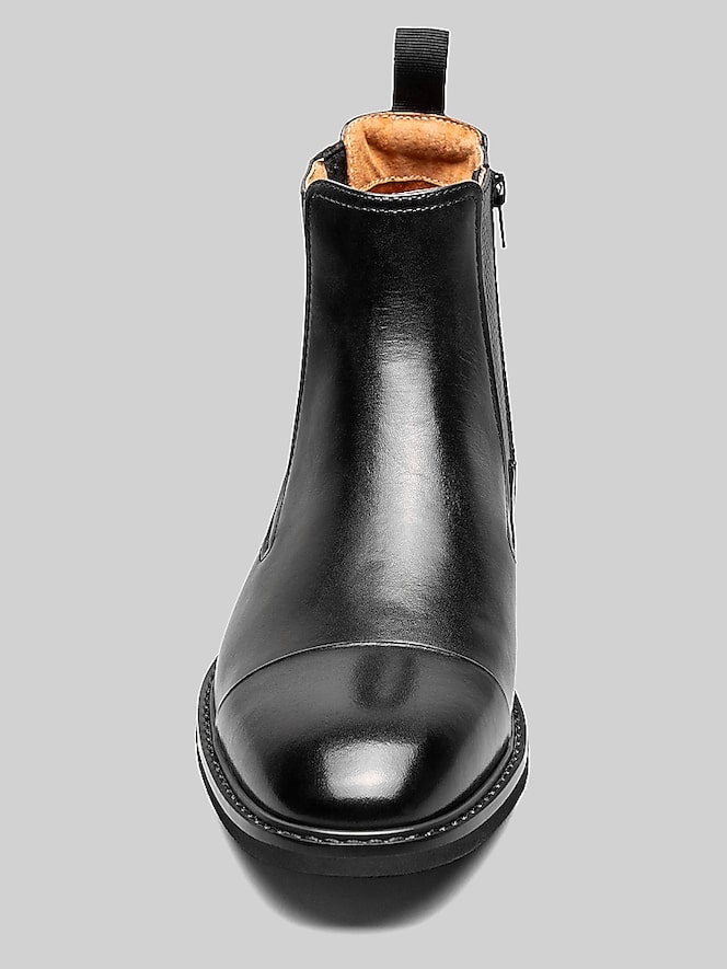 Stacy Adams Berkshire Cap Toe Inside Zip Boots