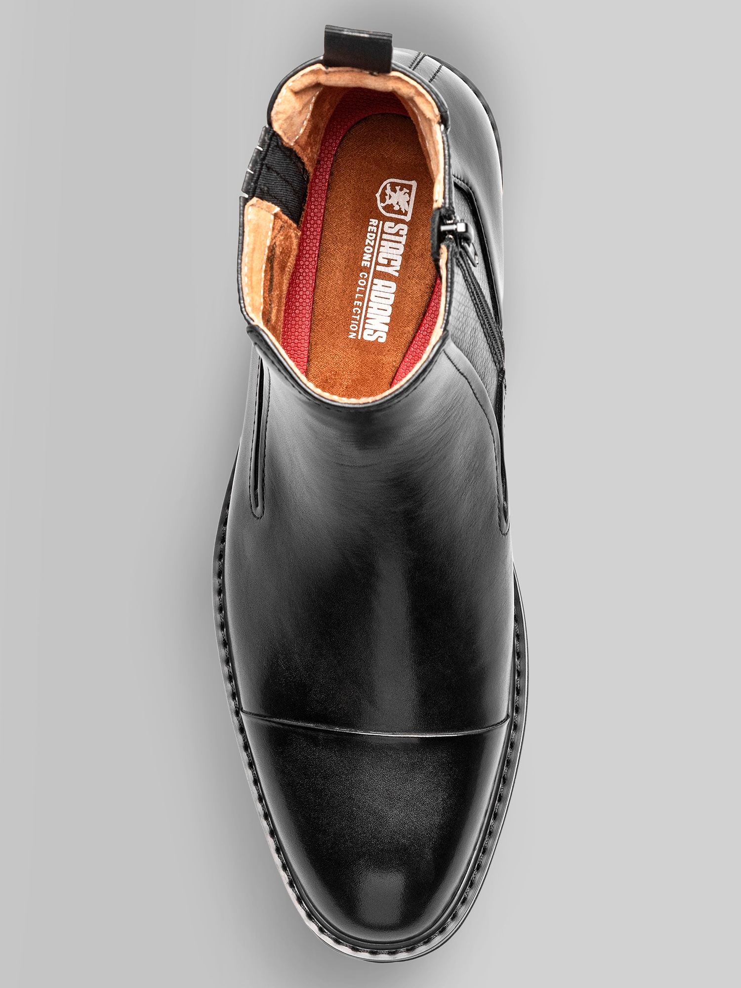 Berkshire Cap Toe Inside Zip Boots