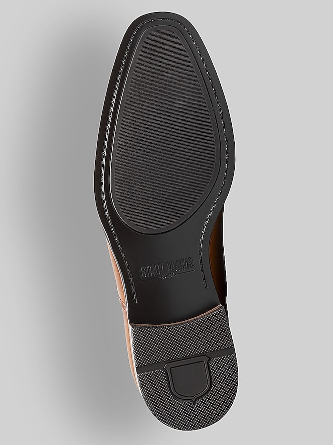 Stacy Adams Langford Medallion Toe Oxfords, Cognac - Image 3 of 7