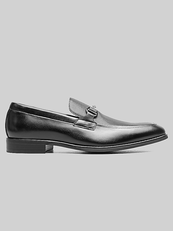 Stacy Adams Lawton Moc Toe Metal Bit Loafers