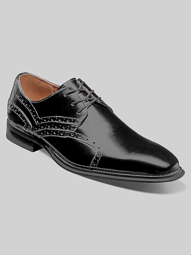 Stacy Adams Alexander Plain Toe Oxfords, Black - Image 2 of 7
