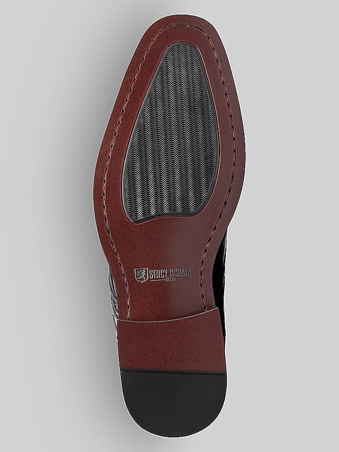 Stacy Adams Alexander Plain Toe Oxfords, Black - Image 3 of 7