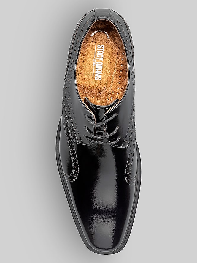 Stacy Adams Alexander Plain Toe Oxfords, Black - Image 7 of 7