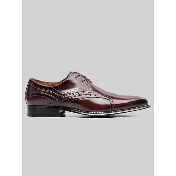 Stacy Adams Men's Alexander Plain Toe Oxfords Burgundy - Size: 10.5 D-Width