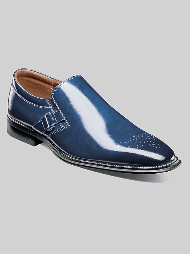 Stacy Adams Alistair Plain Toe Ornament Loafers