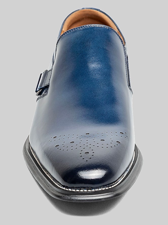 Stacy Adams Alistair Plain Toe Ornament Loafers