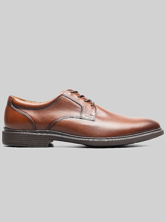 Florsheim Forecast II Waterproof Plain Toe Oxfords Cognac