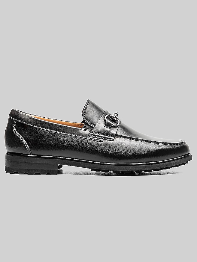 Florsheim Hawthorne Moc Toe Bit Loafer Black