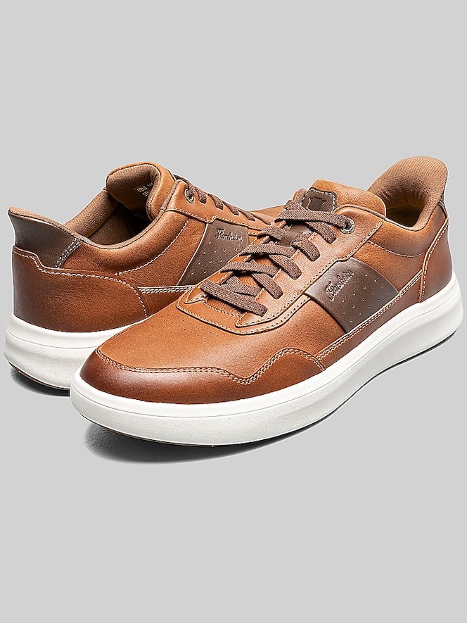 Florsheim Crosstour Casual Lace Up Hands Free Sneaker, Cognac - Image 4 of 8