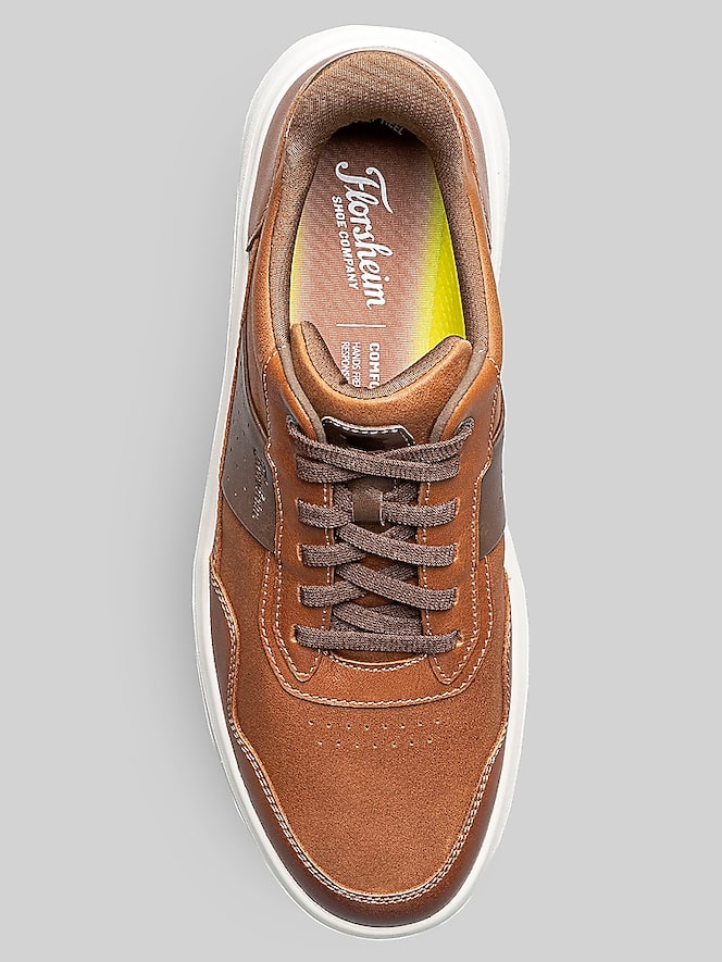 Florsheim Crosstour Casual Lace Up Hands Free Sneaker, Cognac - Image 7 of 8