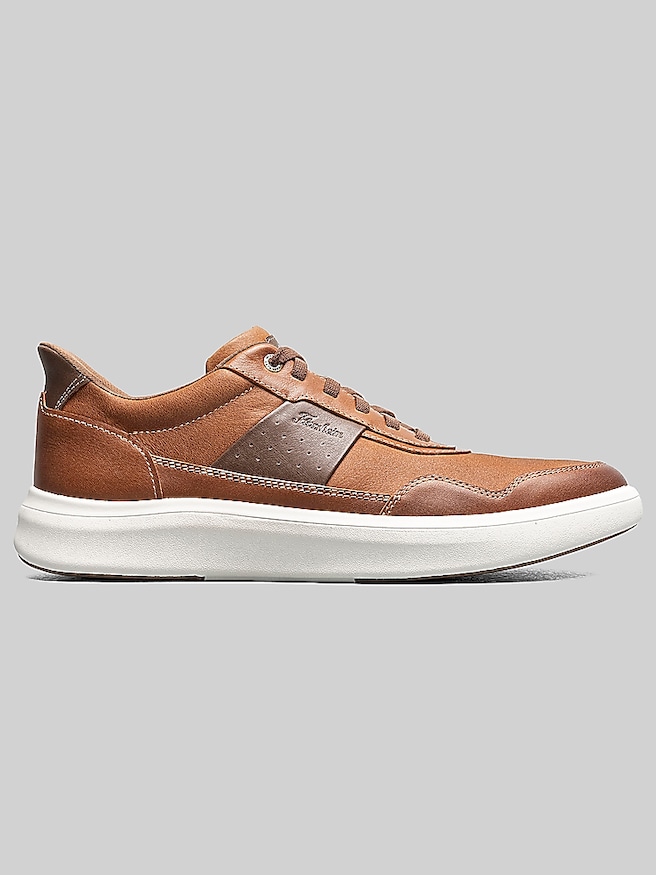 Florsheim Crosstour Casual Lace Up Hands Free Sneaker Cognac