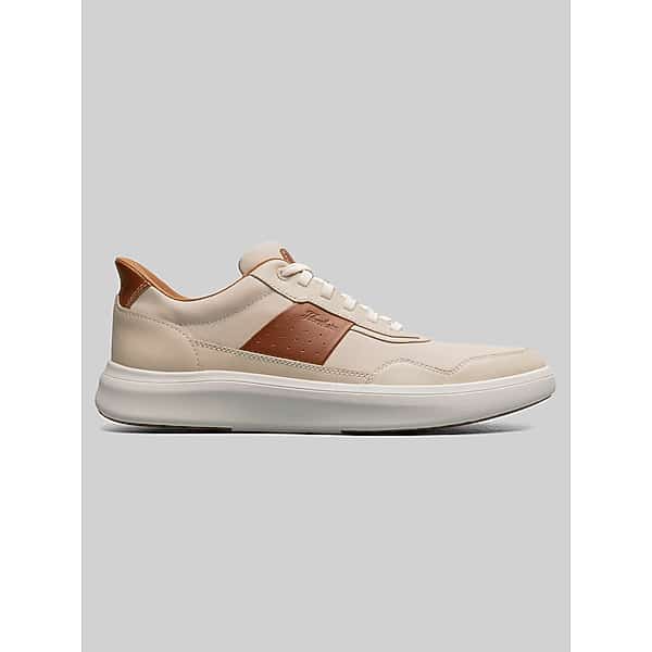 Florsheim Men's Crosstour Casual Lace Up Hands Free Sneaker Cream - Size: 7 1/2 D-Width