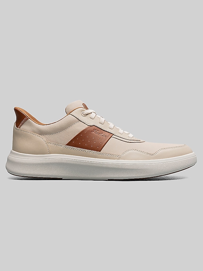 Florsheim Crosstour Casual Lace Up Hands Free Sneaker Cream