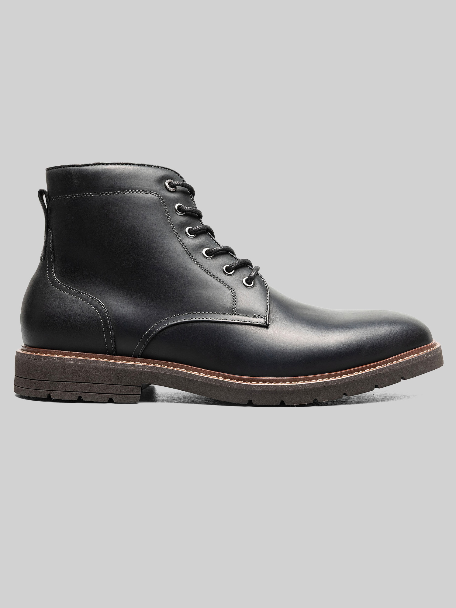 Redford Plain Toe Lace Up Boot