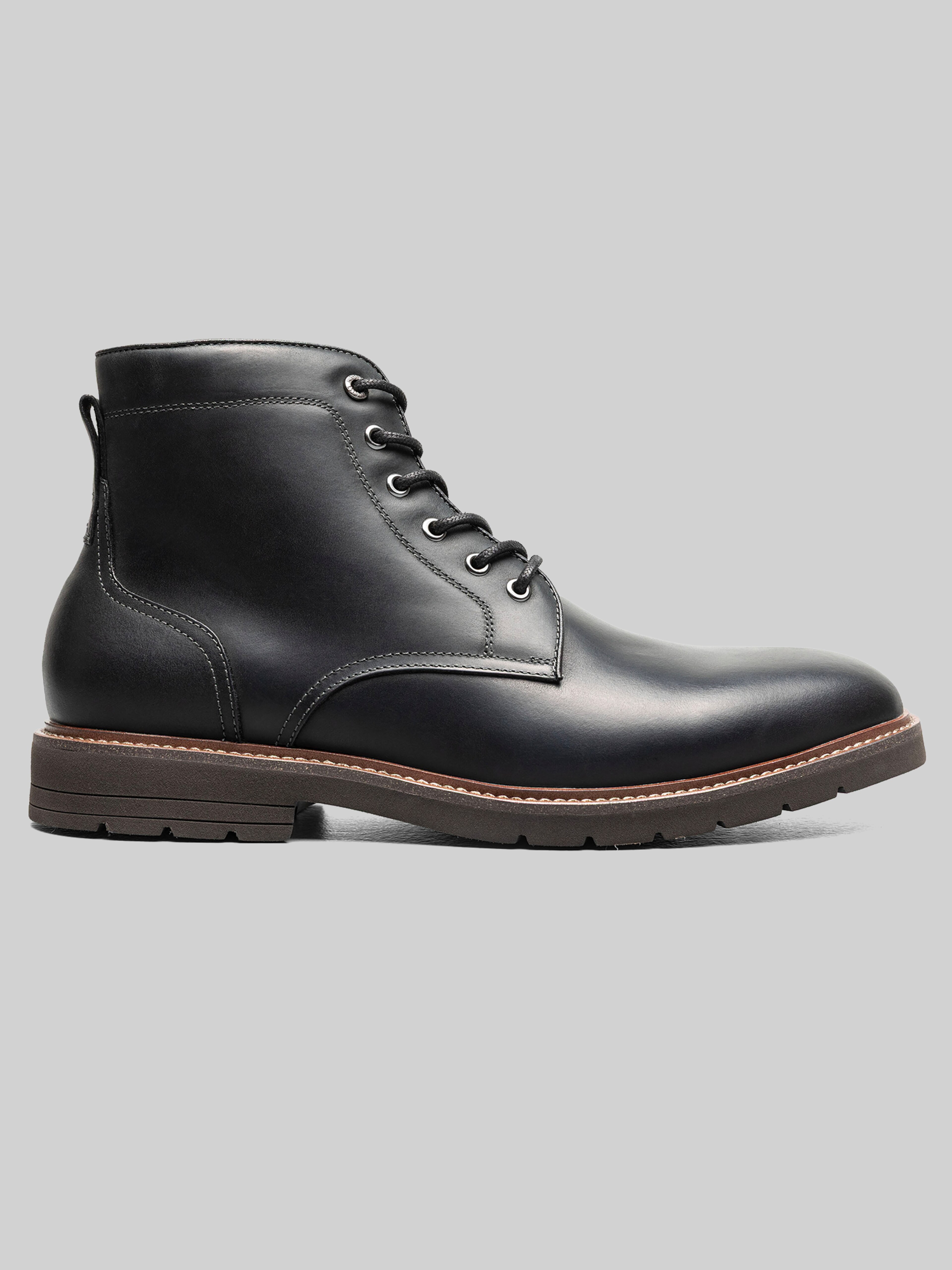 Redford Plain Toe Lace Up Boot