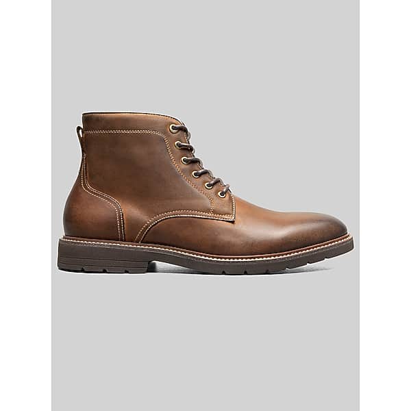 Florsheim Men's Redford Plain Toe Lace Up Boot Brown - Size: 10 D-Width