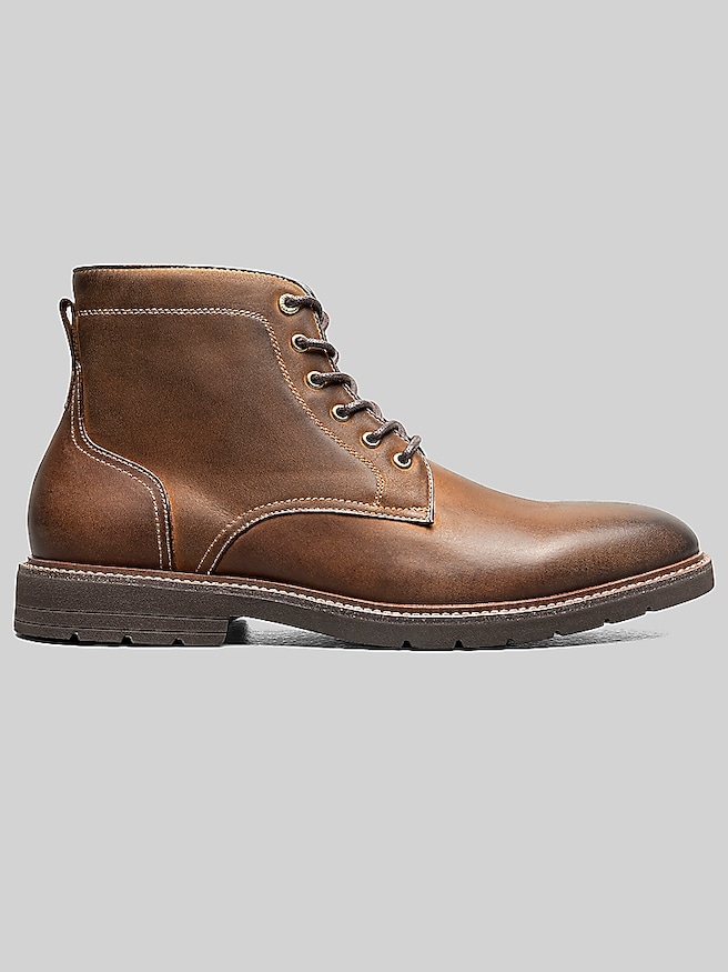 Florsheim Redford Plain Toe Lace Up Boot Brown