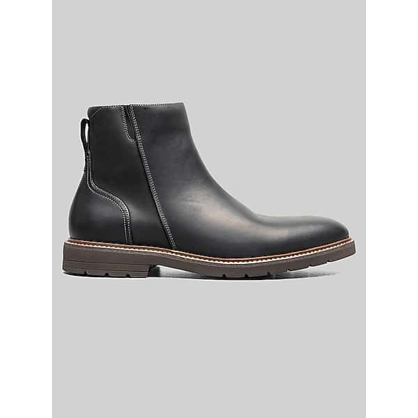 Florsheim Men's Redford Plain Toe Side Zip Boots Black - Size: 8 1/2 D-Width