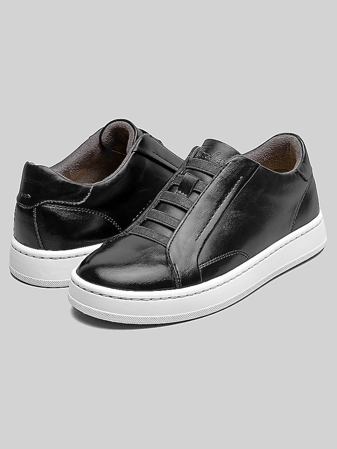 Florsheim Monopoli Jr. Elastic Lace to Toe Sneaker