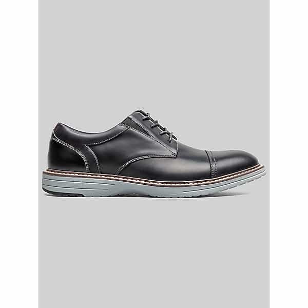 Nunn Bush Men's Griff Cap Toe Oxfords Black - Size: 12 WIDE