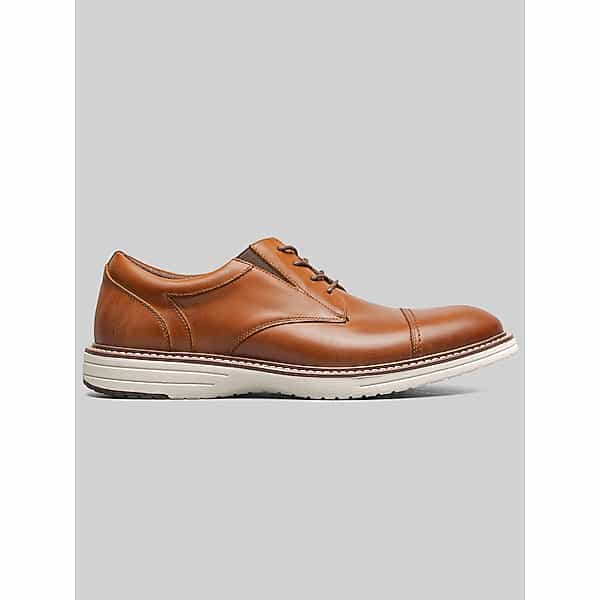 Nunn Bush Men's Griff Cap Toe Oxfords Cognac - Size: 13 WIDE