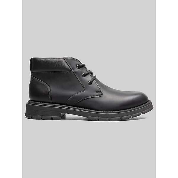 Nunn Bush Men's Briggs Plain Toe Boots Black - Size: 8 WIDE