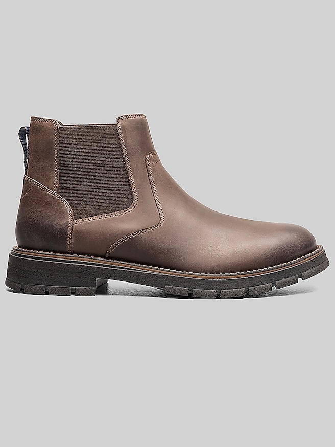 Nunn Bush Fitz Flex Plain Toe Boots Brown