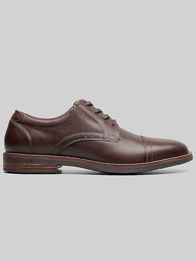 Nunn Bush Fitz Flex Cap Toe Oxfords Brown