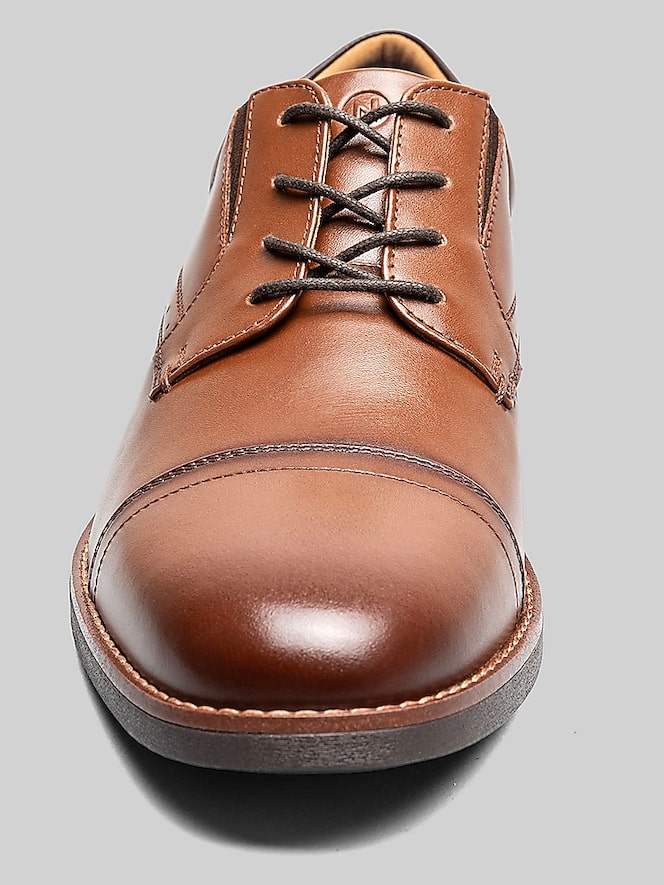Nunn Bush Fitz Flex Cap Toe Oxfords, Cognac - Image 5 of 6