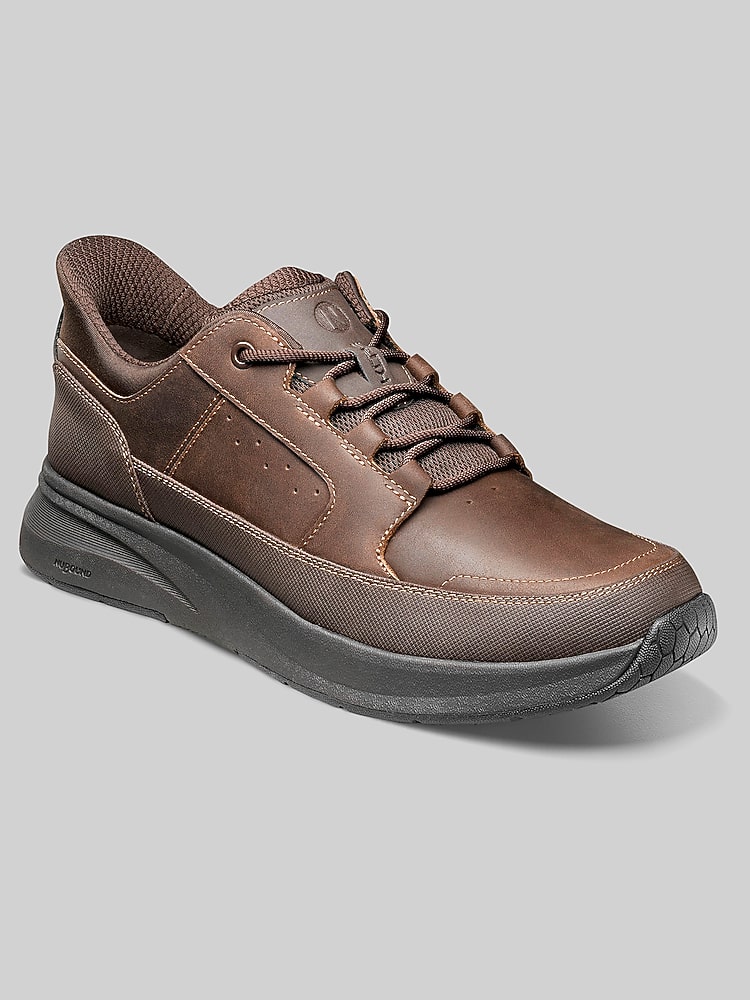 Nunn Bush KORE Taz EZ Hands Free Moc Toe Oxfords, Brown | Casual