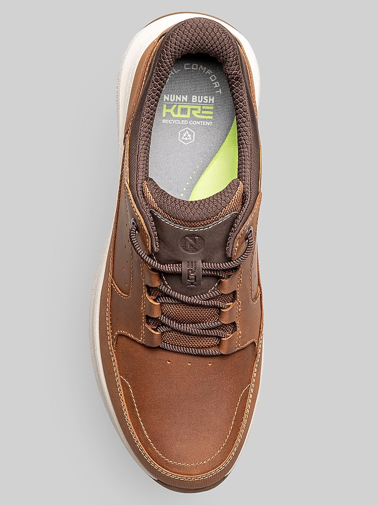 Nunn Bush KORE Taz EZ Hands Free Moc Toe Oxfords, Tan | Casual
