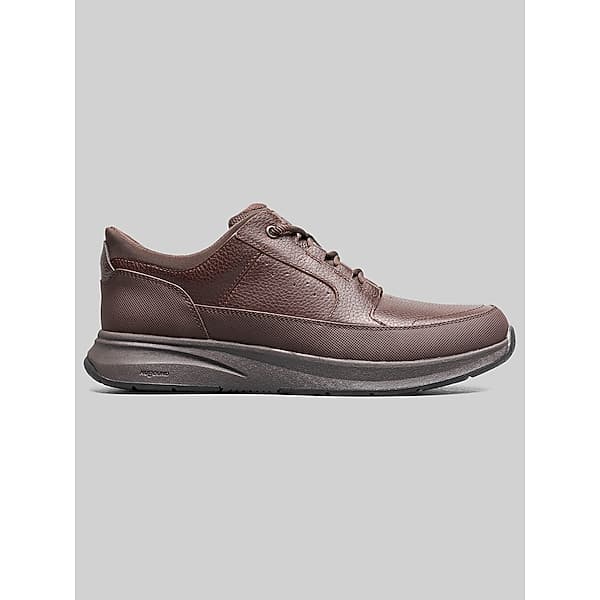 Nunn Bush Men's KORE Taz EZ Hands Free Moc Toe Oxfords Brown Tumble - Size: 14 D-Width