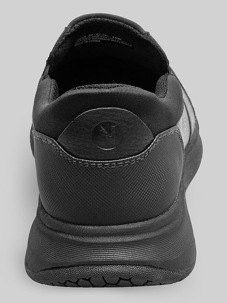 Nunn Bush KORE Taz EZ Hands Free Moc Toe Slip-Ons, Black | Casual